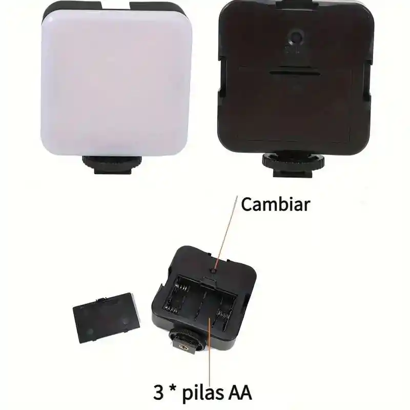 Luz Led Selfie Portátil Con Baterias