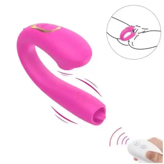 Vibrador Y Succionador 2 En 1 Con Control