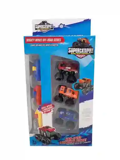 Camioneta Monster Truck Pack X 3 Nano Monster Power Launcher