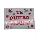 Sticker Para Globo Burbuja Te Quiero / Te Amo