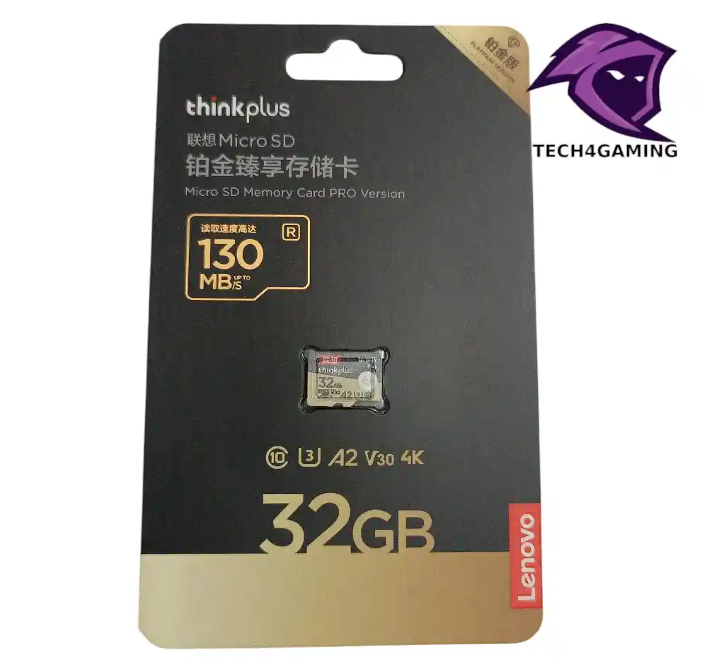 Memoria 4k Lenovo Micro Sd 32gb C10 , Perfectas Para Cámaras Y Celulares
