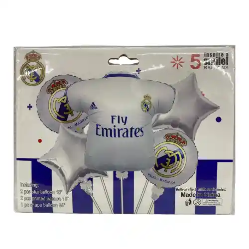 Buquet Real Madrid 5 Piezas