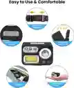 Linterna Frontal Recargable,1200 Mah, Sensor De Movimiento, 5 Fuentes De Luz, Pesca, Camping Deporte