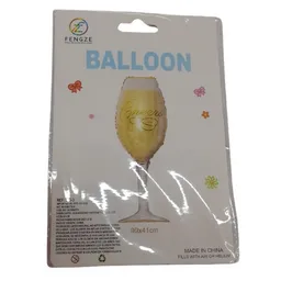 Globo Metalizado Copa Champagne 34´´