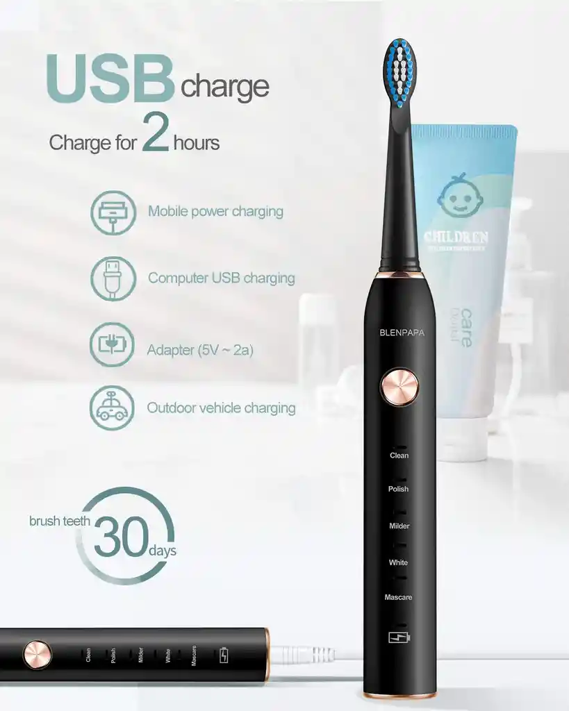 Cepillo De Dientes Eléctrico Impermeable Sonicare