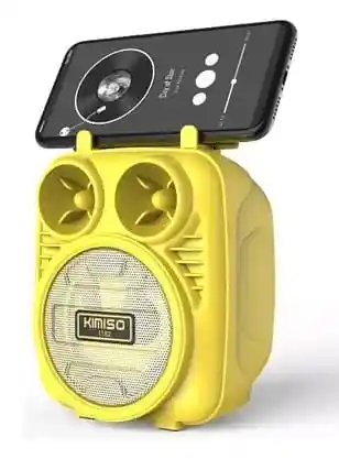 Parlante Kimiso Bluetooth, Con Soporte Para Celular Kms-1182