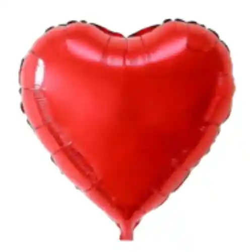 Globo Metalizado Corazon Rojo 18´´