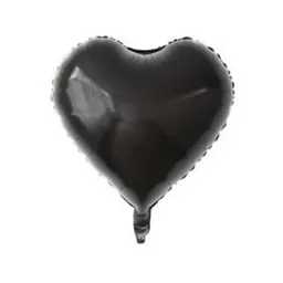 Globo Metalizado Corazon Negro 18´´