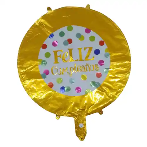 Globo Metalizado Feliz Cumpleaños 24´´