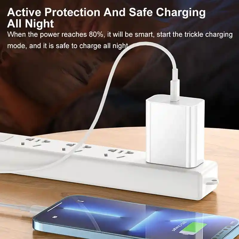 Cable Lightning De Carga Rápida Pd De 20w Para Iphone 14 13 12 11 Pro Max Mini 14 8 Plus X Xr Xs