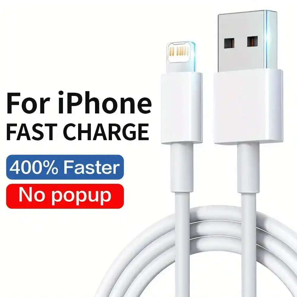 Cable Lightning De Carga Rápida Pd De 20w Para Iphone 14 13 12 11 Pro Max Mini 14 8 Plus X Xr Xs
