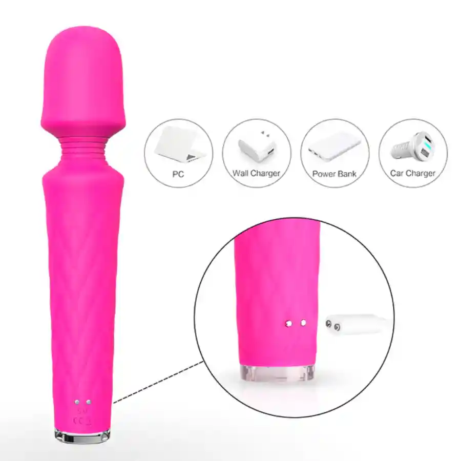 Vibrador Luna Magenta Shande