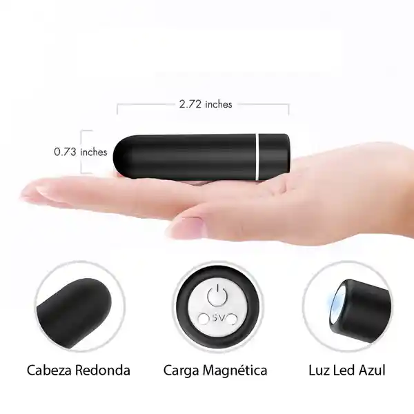 Vibrador Discreto Seed Negro Shande