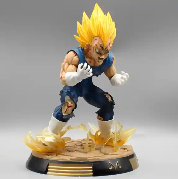 Dragon Ball Figura De Acción Ball Majin Vegeta Enfurecido 26cm