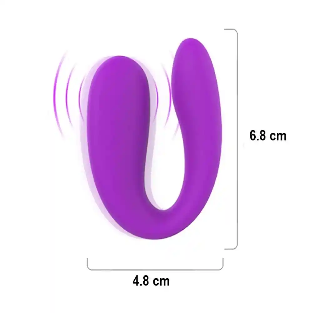 Vibrador Dual Vebe Morado Shande