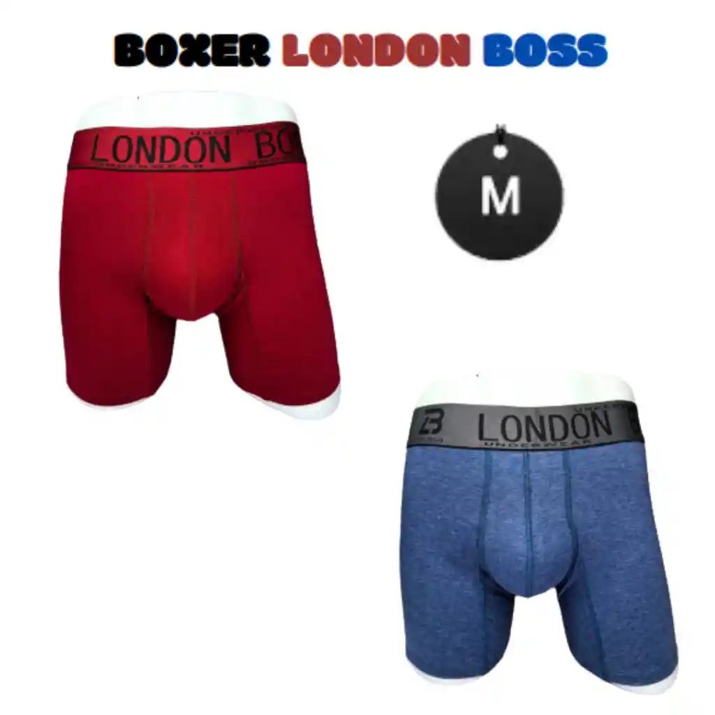 Boxer London Para Caballeros Talla M X12 Uni