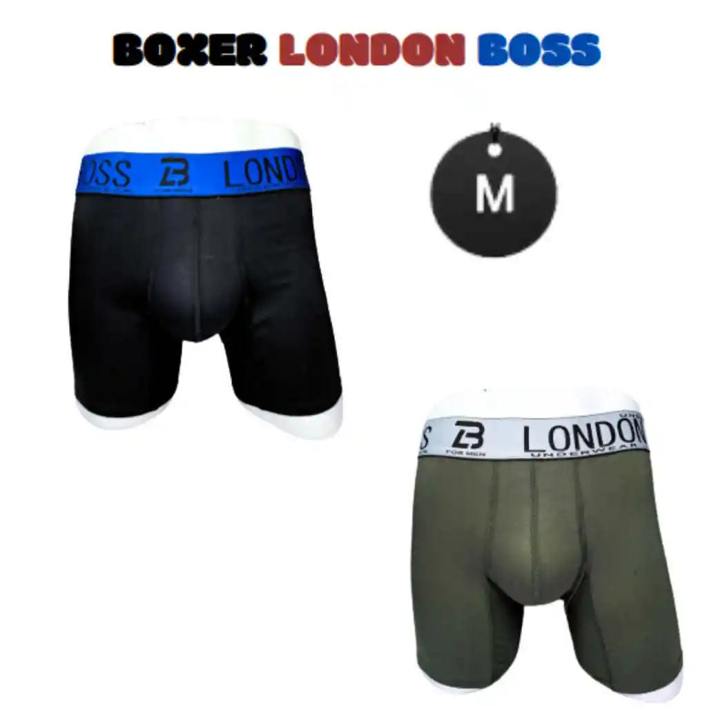 Boxer London Para Caballeros Talla M X12 Uni