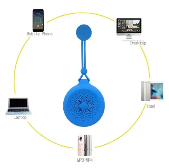 Parlante Bluetooth Inalambrico Impermeable D2147