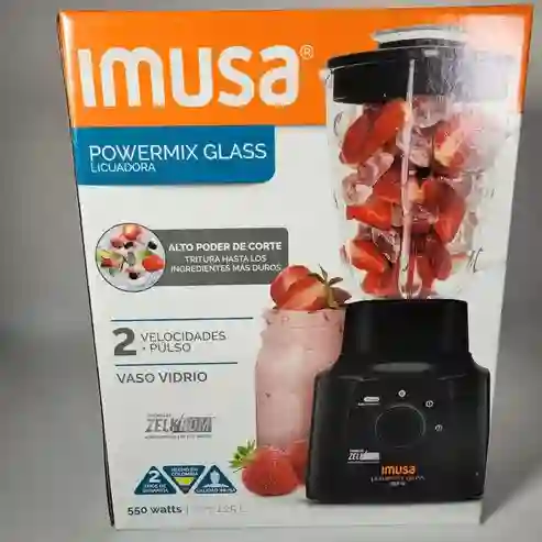 Licuadora Imusa Power Glass Vaso Vidrio