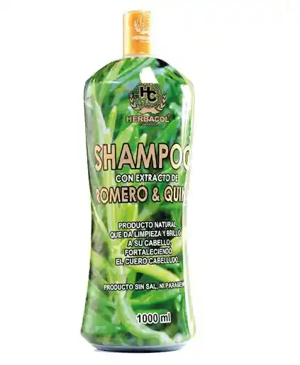 Shampoo Anticaida Romero Quina 1000ml Herbacol