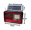 Radio Con Recarga Solar Ns-1589u Rojo