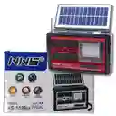 Radio Con Recarga Solar Ns-1589u Rojo