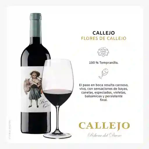 Vino Tinto Flores De Callejo - 750ml