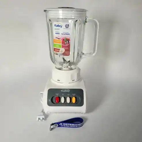 Licuadora Kalley K-lpc40 Vaso De Vidrio + Picatodo