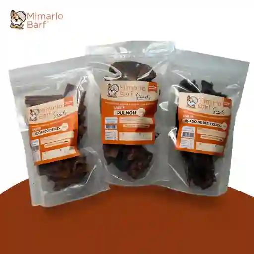 Kit Cruji Snacks X 3 Para Perros
