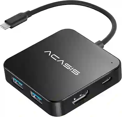 Multipuerto De Tipo C A Hdmi + Usb-c + Usb