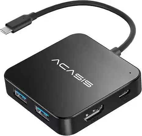 Multipuerto De Tipo C A Hdmi + Usb-c + Usb
