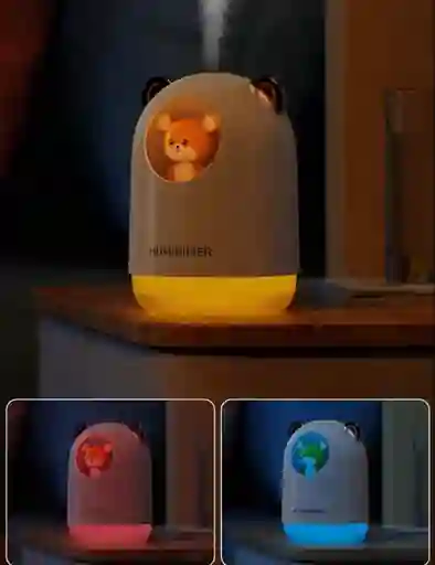 Humidificador Portátil Con Diseño De Oso Adorable