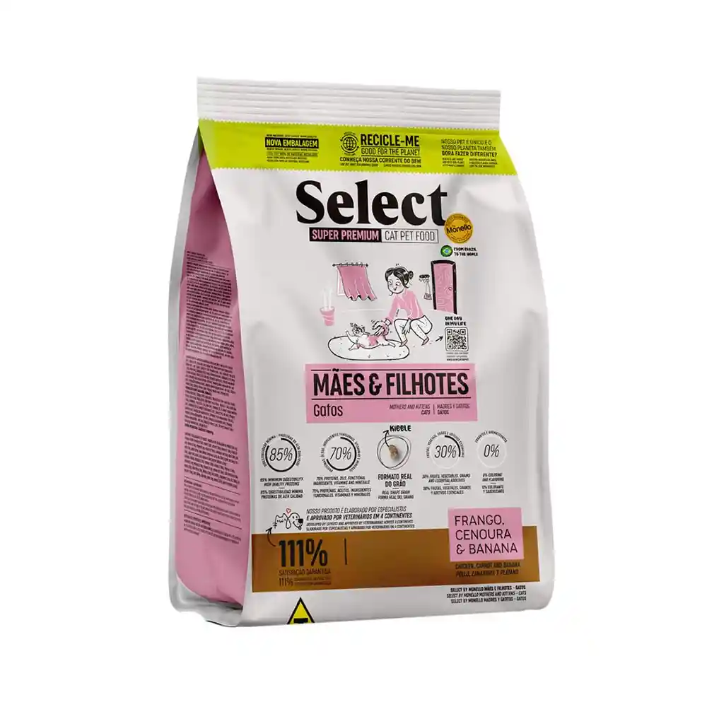 Monello Select Super Premium Cat Gatitos Madres X 1.5 Kg