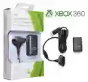 Kit Carga Y Juega Xbox 360 Batería + Cable