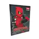 Cuaderno Cosido Sticker 100 Hojas Lineas Dead Pool