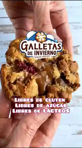 Cacao Y Toffee De Macadamia - Galleta De Invierno Saludable - Libre De Azúcar, Libre De Gluten, Libre De Lácteos