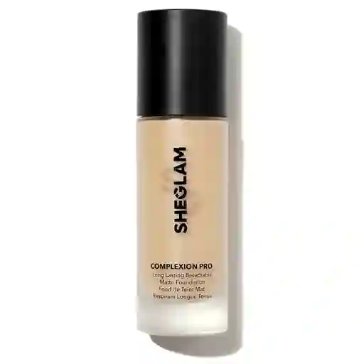 Base Liquida Sheglam Larga Duracion Complexion Pro Long Lasting Breathable Matte Foundation - Shell