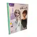 Cuaderno Frozen Cosido Sticker 100 Hojas Cuadriculado