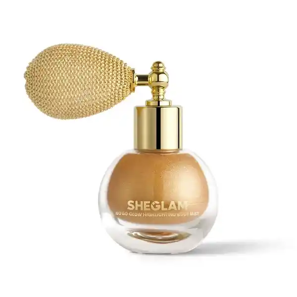 Iluminador En Spray Sheglam Go Go Glow Highlighting Body Mist Gilded Glow Gold