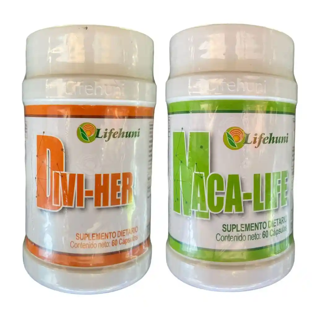 Divi-her + Maca Life Combo Para Bajar De Peso