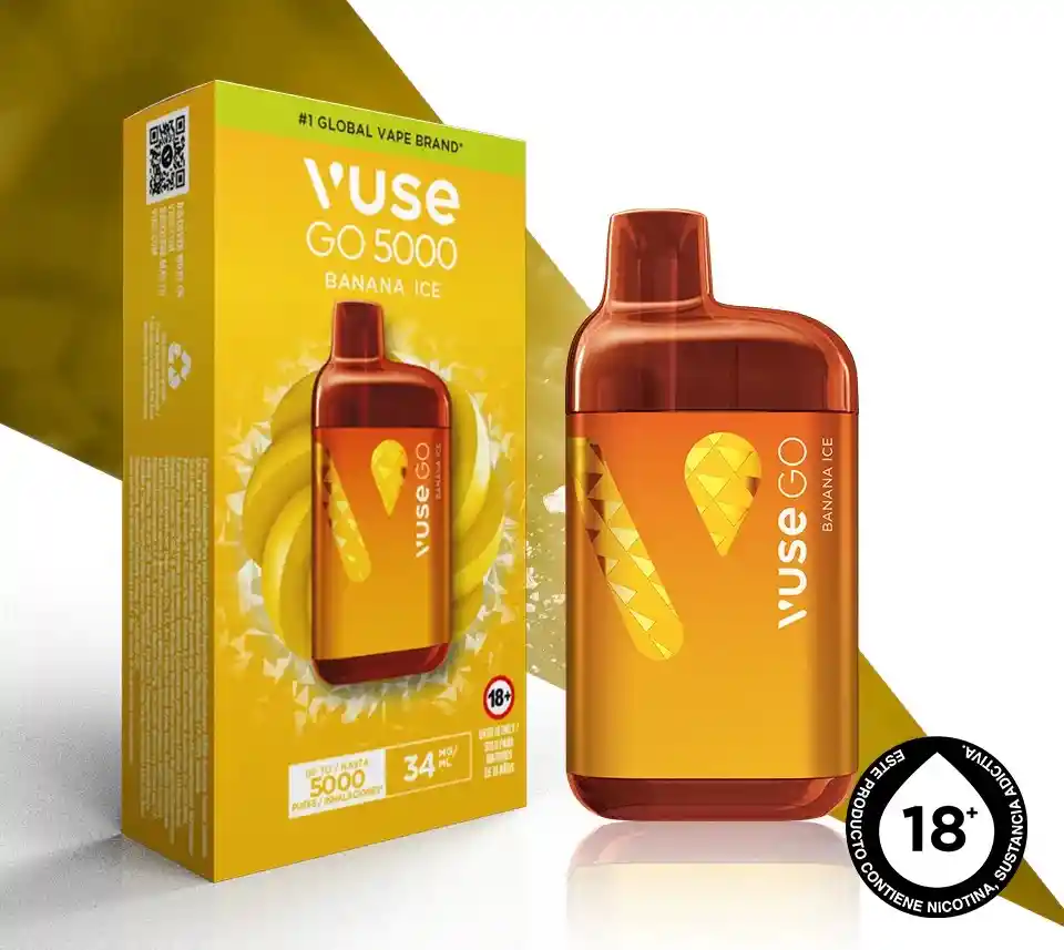 Vape Vuse Go 5.000 Puffs 34mg - Banana Ice