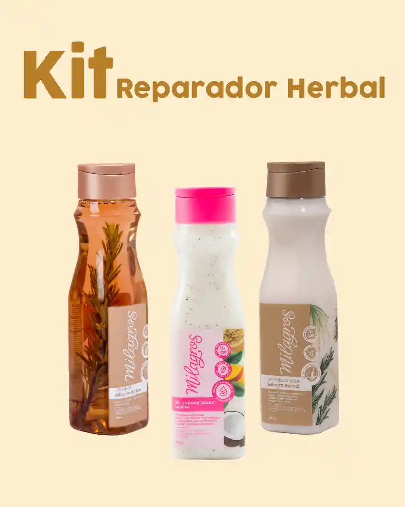Kit Reparador Herbal Milagros