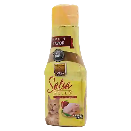 Salsa Natural Select Gatos Sabor A Pollo