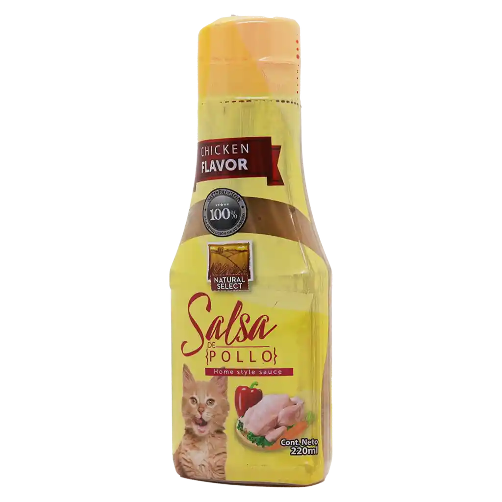 Salsa Natural Select Gatos Sabor A Pollo
