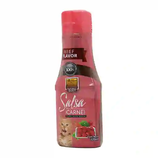Salsa Natural Select Gatos Sabor A Carne