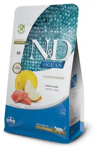 Nd Ocean Fel Adult Castrado Salmao 1,5kg