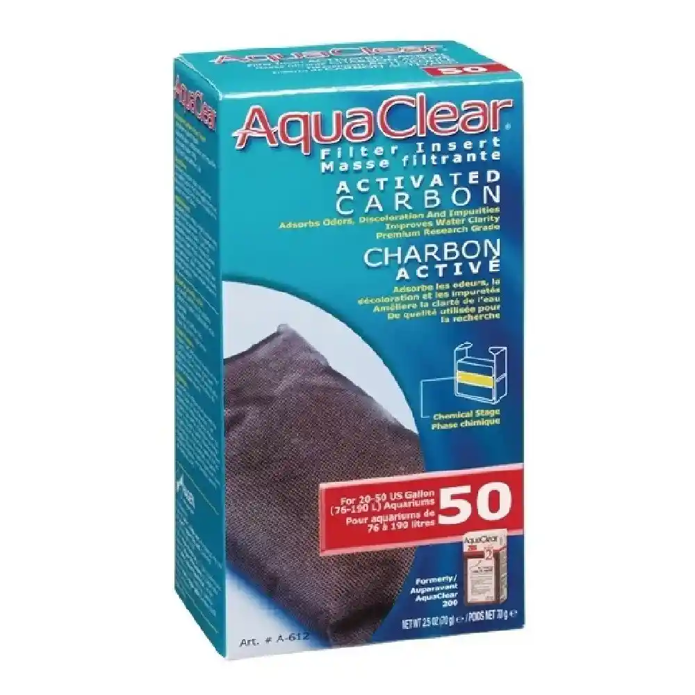 Rep Carbon Activado Filtro Aquaclear 50