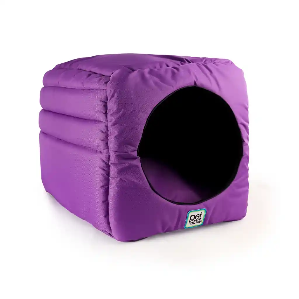 Cama Pet Spa Cubo 45x45x45 Morado