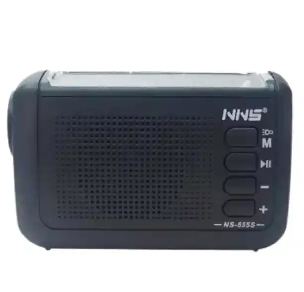 Radio De Recarga Solar Ns-555s Ideal Para Actividades Al Aire Libre