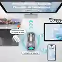 Mouse Inalambrico 2 En 1 Bluetooth Y Receptor Recargable Transparente Ms-31